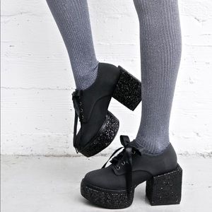 YRU Wednesday chunky shoes.